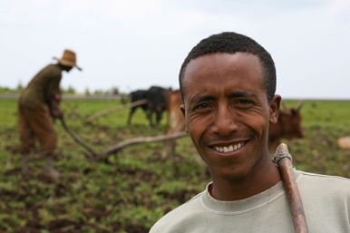 Rolnik z Etiopii